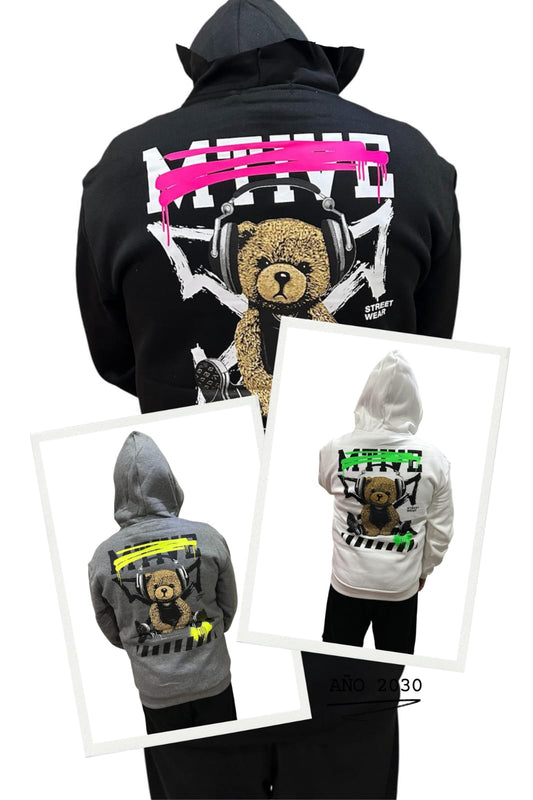 Sudadera Gruesa de Oso - Cálida y Cómoda para Invierno