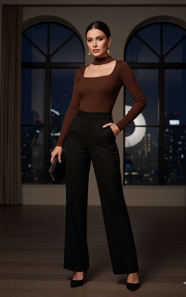 Jersey cuello puelsera