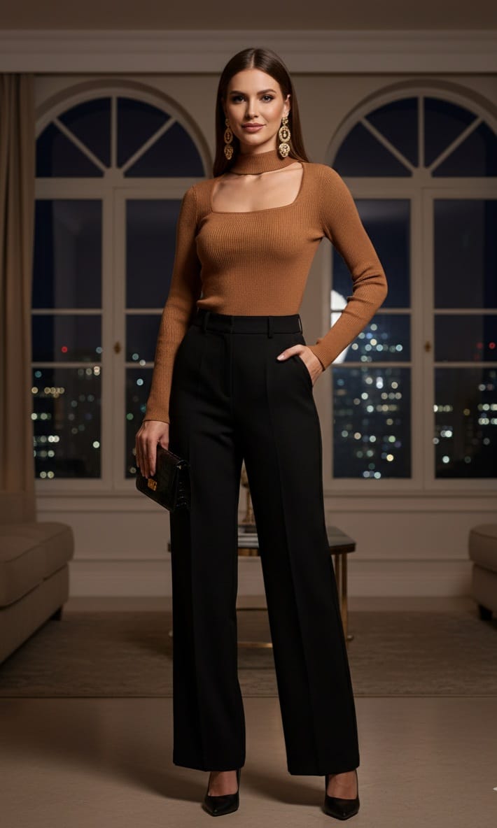 Jersey cuello puelsera