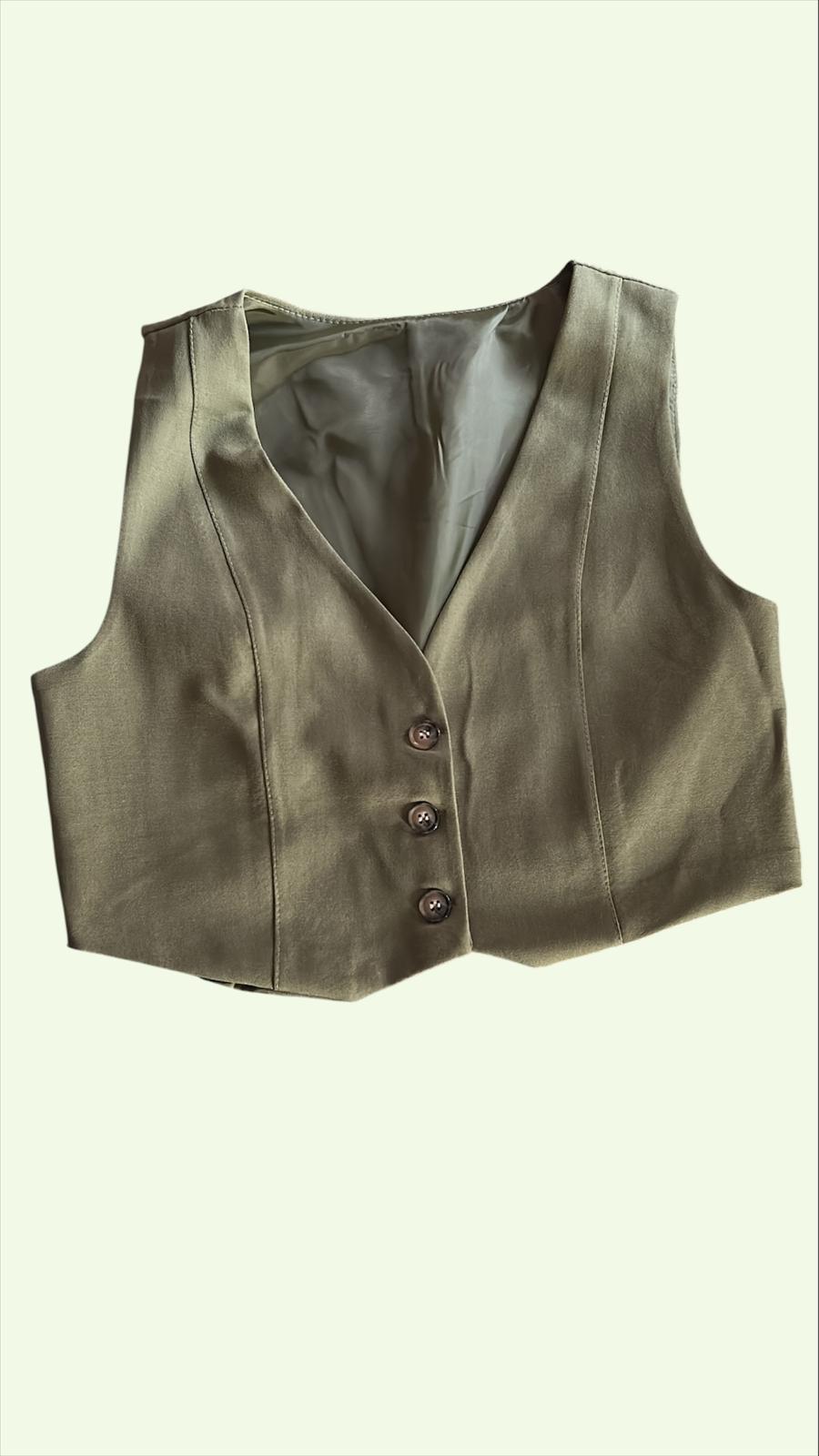 Chaleco Abotonado Mujer - Elegante y Versátil