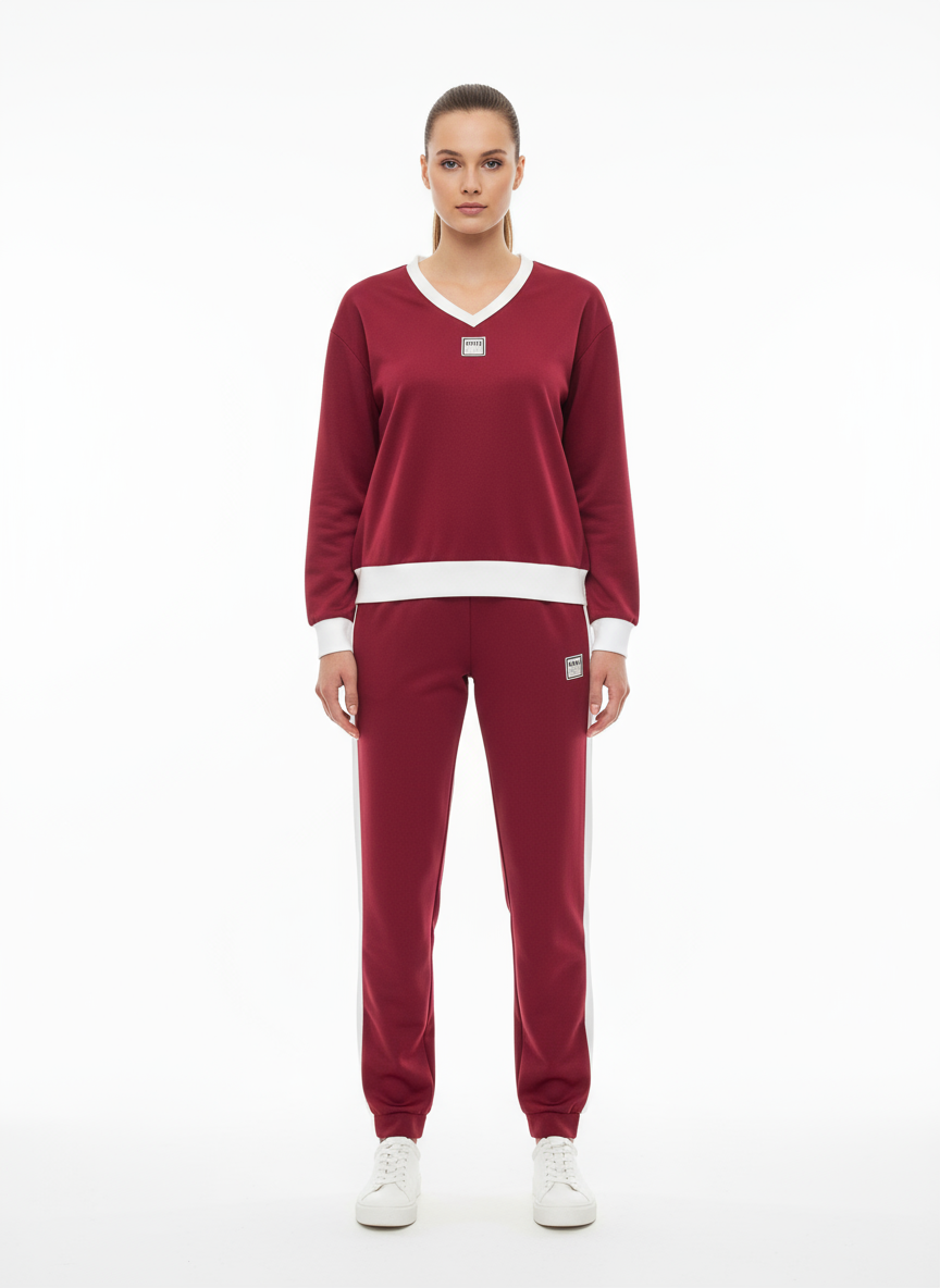 Chándal moderno mujer vista frontal