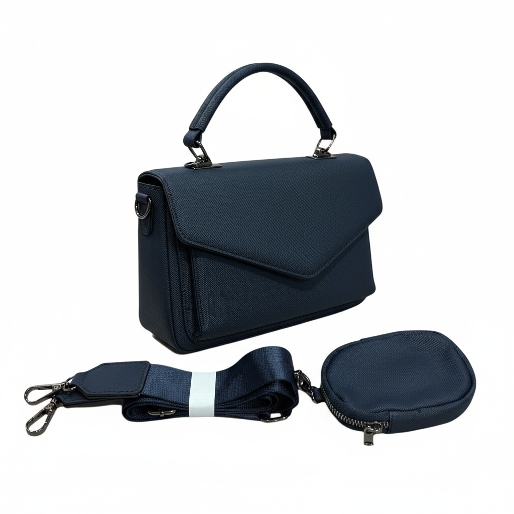 Vista de detalle del bolso