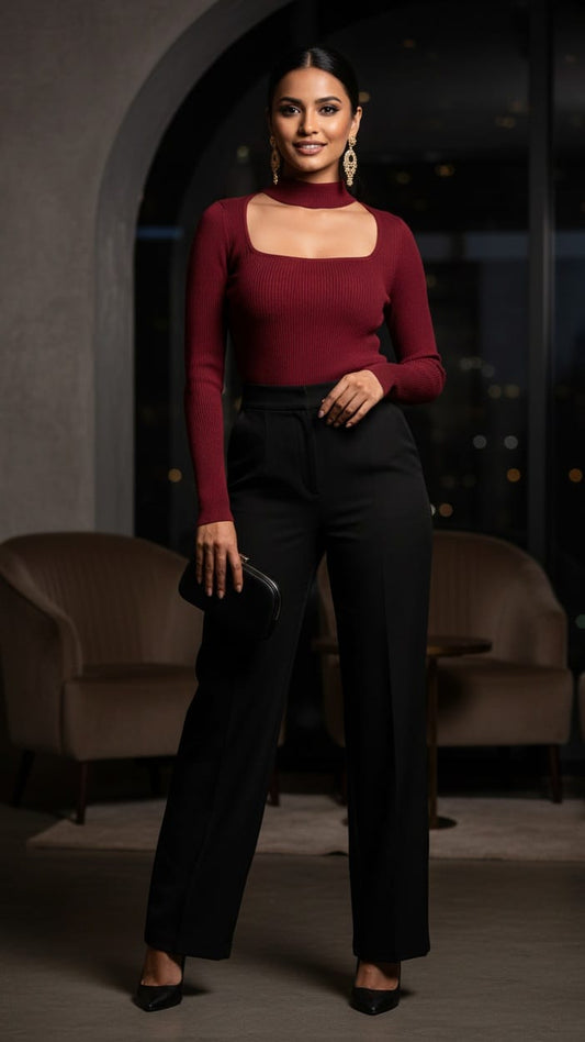 Jersey cuello puelsera