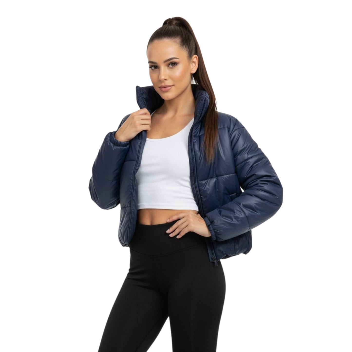 Chaquetón Paris Acolchado Azul Marino