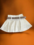 Falda Corta con Cinturón - Elegante y Versátil para Mujer
