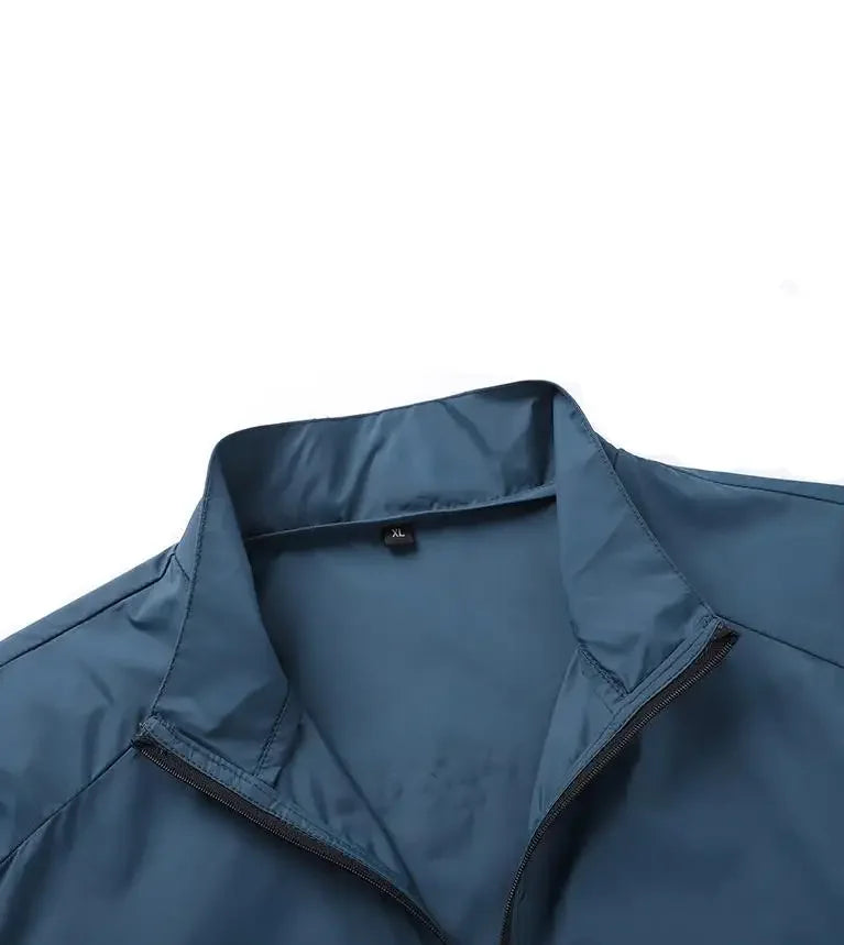 Chaqueta Impermeable Transpirable con Protección UV para Hombre