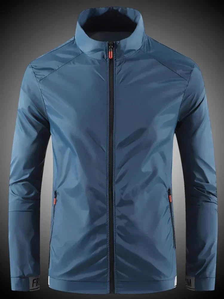 Chaqueta Impermeable Transpirable con Protección UV para Hombre