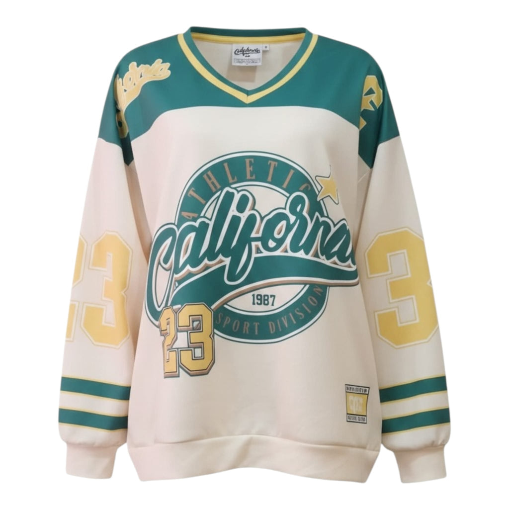 Sudadera California Player Estilo Deportivo - Número 23