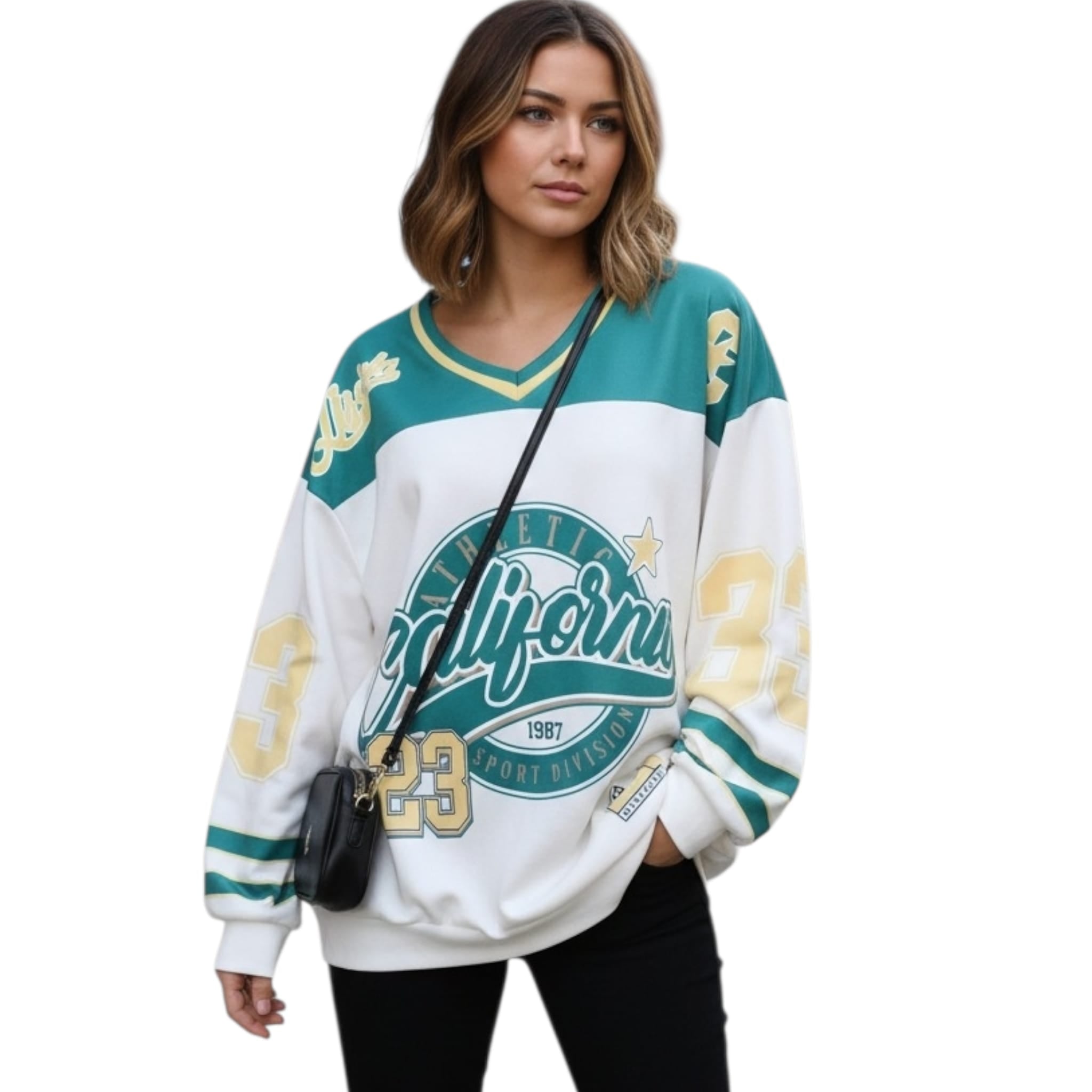 Sudadera California Player Estilo Deportivo - Número 23