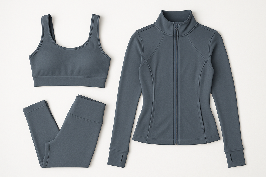 Conjunto 3 piezas con chaquetilla flat lay