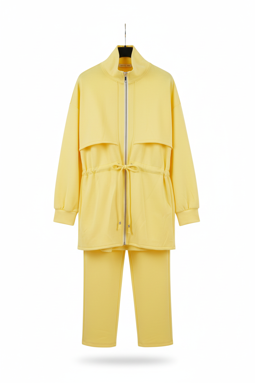 Conjunto deportivo amarillo - versión profesional