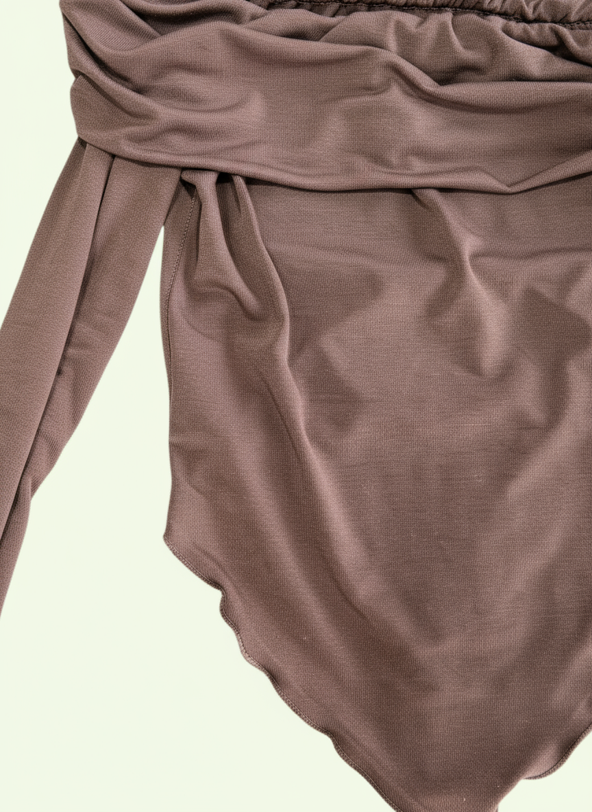 Detalle camiseta chocolate