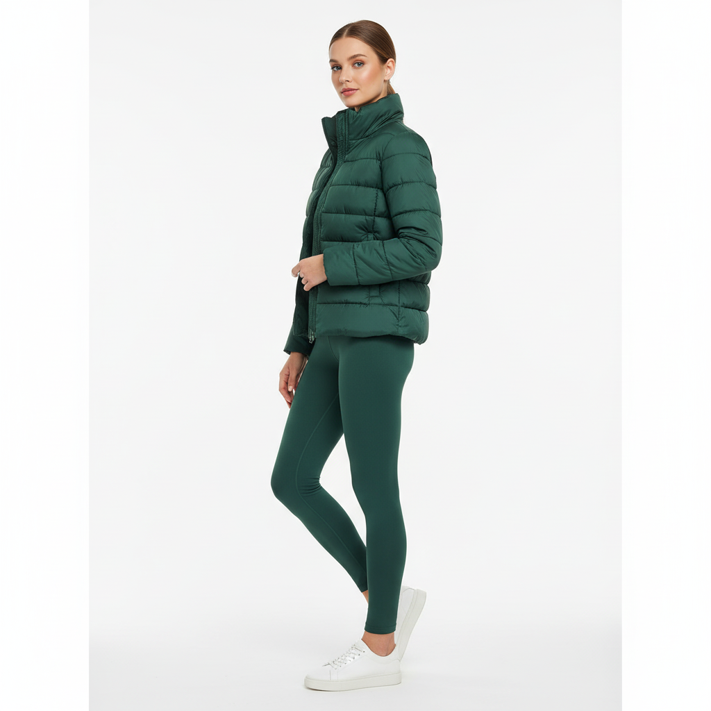 Chaquetón Paris Acolchado Verde