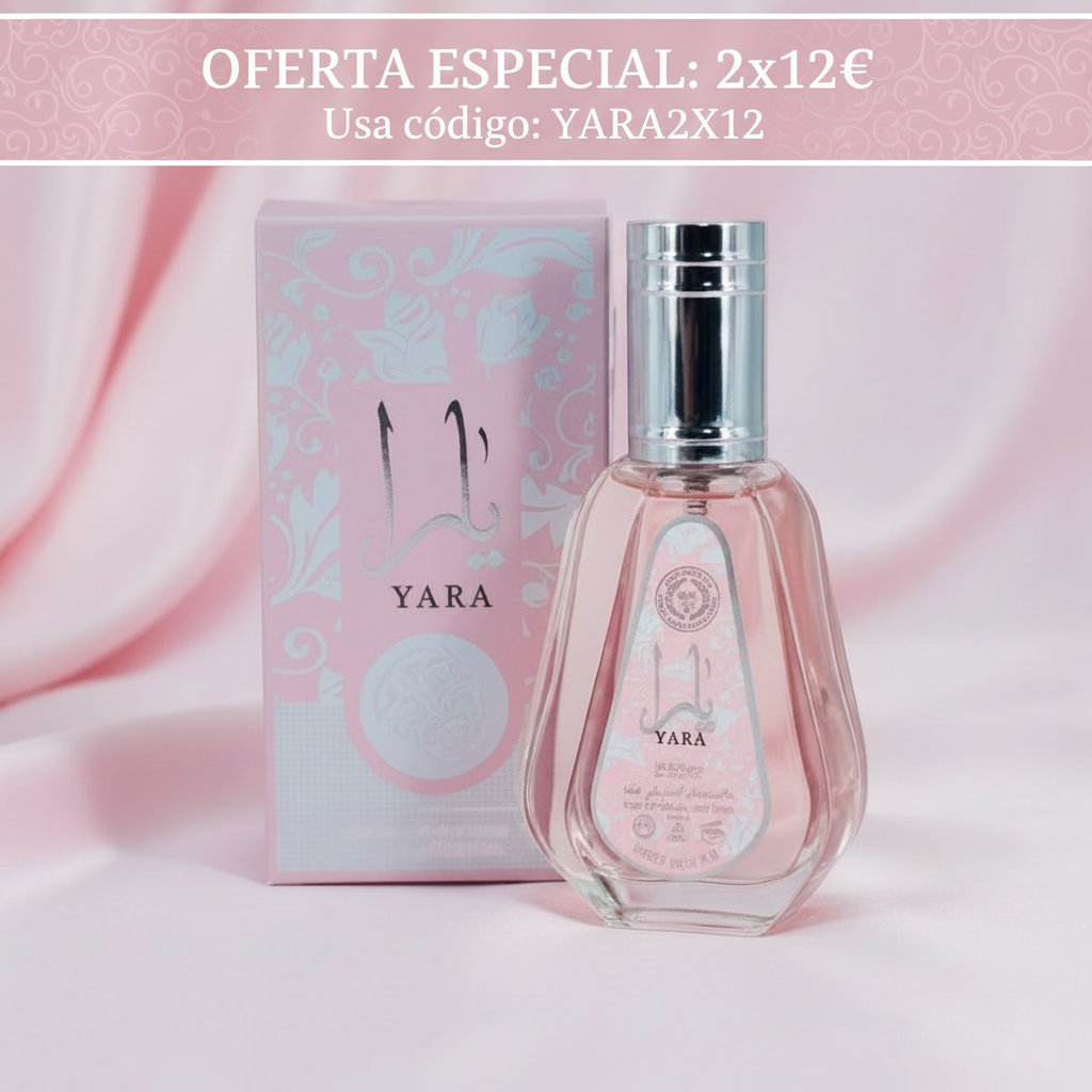 Perfume YARA - Oferta especial 2 unidades por 12 euros con código YARA2X12