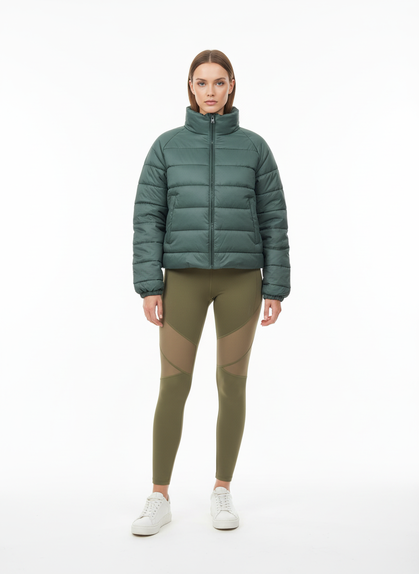 Chaquetón Paris Acolchado Verde